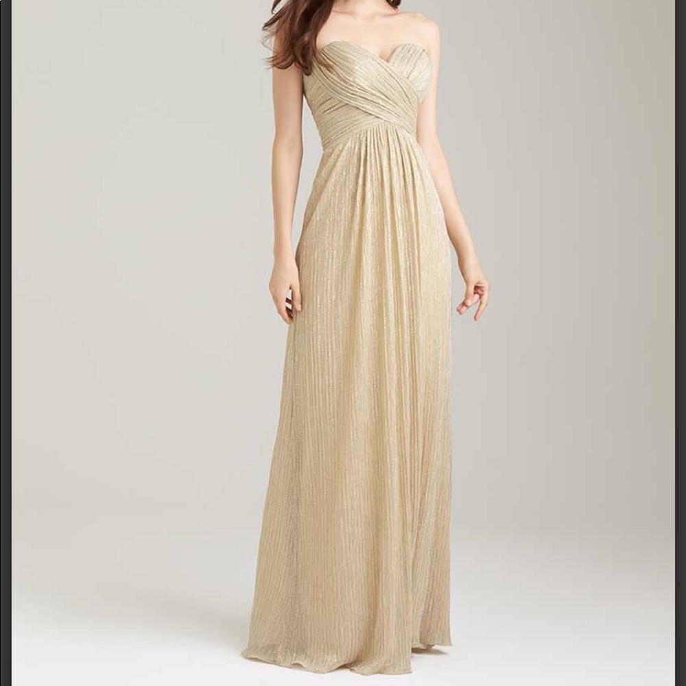 Allure Bridal Gown Style 1447 in Gold Shimmer